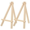 thumbnail image 2 of Miangastore 2pcs Display Easels Foldable Wood Tripod Mini Easel Stand Small Table Easel for Card, 2 of 8