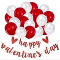 thumbnail image 1 of TIMIFIS Valentines Day Balloons Valentine's Day Decoration Flag Flash Flower Decoration Party —Spring, 1 of 5
