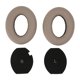 thumbnail image 1 of Coussinets de rechange en cuir protéiné et mousse à mémoire de forme pour casque sans fil Sennheiser Momentum 4, 1 of 4