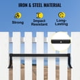 thumbnail image 4 of VEVOR Window Box Brackets 88lbs Planter Box Brackets 35.4 x 7.8 x 5.9 in Black Planter Mounting Bracket Iron Material Black Window Box Hanger Bracket for Flower Box Durable Window Box Holder, 4 of 9
