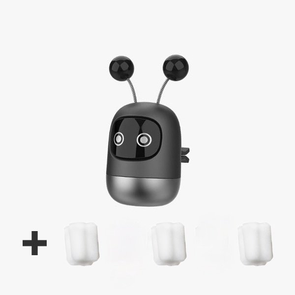2021 Nuevo Lindo Ambientador De Aire robot Difusor De aroma Coche Salida Duradera perfume Fragancia clip + Sólido