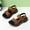 Brown, variant on Boys' Black Sandals - Athletic Sport Sandals with Adjustable Ankle & Toe Buckle Straps, Cushioned Comfort for Playground, Outdoor, Casual Wear,Size 27