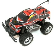 Aleko 1/14 Truck 27MHz NiCd Battery Remote Control Car, Red