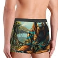 thumbnail image 3 of KLL Forest Meditating Gorilla Men's Cotton Boxer Briefs Underwear-Large, 3 of 8
