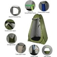 thumbnail image 3 of REDCAMP Pop Up Portable Shower Tent for Camping with Floor, Instant Outdoor Privacy Shelter Tent with Carry Bag, Green, 3 of 8