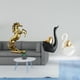 thumbnail image 2 of Estatua de caballo de pie, escultura de caballo, estatua de cisne, figura de animales, hecha a mano, resina, decoración de cerámica, adecuada para reg, 2 of 8