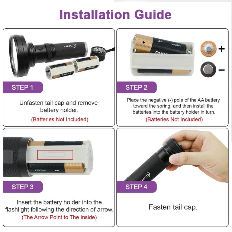 escolite uv flashlight black light Esco Light Deschutes Angler Fly Shop Suitable for the perfect detector of mineral collection Escolite Durable LED UV Flashlight