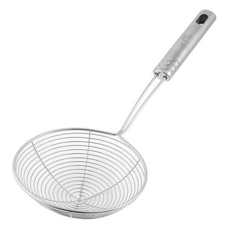 

Chamat Kitchen Skimmer Spider Filter Multifunctional Metal Cookware Net Portable Skimmer Baking Frying Filter