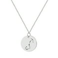 thumbnail image 6 of Anavia Round Scorpio Constellation Zodiac Star Sign Stainless Steel Silver Disc 22mm Pendant Jewelry with Gift Box, 6 of 10