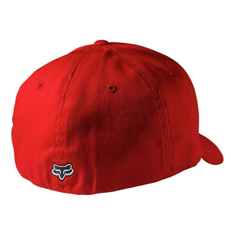 Fox Racing Legacy Flexfit Hat: Red SM/MD