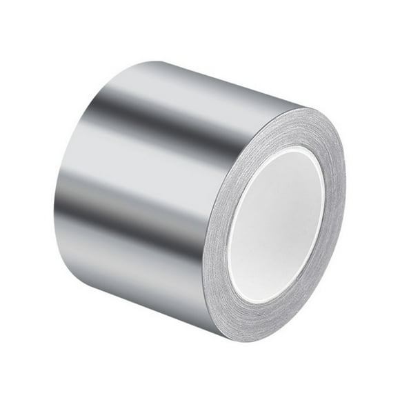 Premium Silver Aluminum Tape, Foil Tape, Metal Tapes with Adhesive Backing for Ductwork, Heavy Duty Duct Tape for Heat Insulation, HVAC, Dryer Vents, Wrap Pipe, Repair Ducting