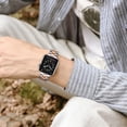 thumbnail image 6 of WFEAGL Thin Band Apple Watch Stainless Steel Metal Replacement Adjustable 38mm 40mm 41mm, 6 of 8