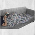 thumbnail image 6 of Deer Soft Flannel Fleece Blanket, Pine Trees with Animals Antlers Winter Season December Christmas Themed Illustration, Cozy Plush for Indoor and Outdoor Use, 50" x 60", Multicolor, by Ambesonne, 6 of 6