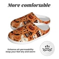 thumbnail image 6 of Disketp Halloween 2 Women's Men's Slippers Plush Slip-On House Slipper for Winter Indoor Soft Cushion Non-slip Fluffy Slides Slippers-8, 6 of 7