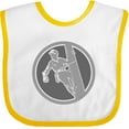 thumbnail image 3 of Inktastic Lineman Job Line Worker Boys Baby Bib, 3 of 4