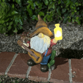thumbnail image 3 of Exhart Solar Cowboy Gnome with Guitar, 3 of 10