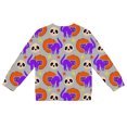 thumbnail image 3 of JFTTX Girls Halloween Cardigan Long Sleeve Button Down Sweaters for Girls Hallowmas Funny Graphic Fall Winter Jackets, 3 of 4