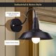 thumbnail image 3 of DELight Retro Vintage Industrial Wall Sconce Gooseneck Barn Light Metal Shade 2 Pack, 3 of 8