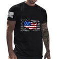 thumbnail image 1 of Mens Casual Pantalones Cortos Cuello Redondo Gradación Impresión Suéter Camiseta, Blusa Deportiva de Fitness para Hombres, 1 of 4