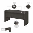 thumbnail image 3 of BBF Echo 60W Bow Front Desk, 3 of 7