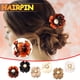 thumbnail image 1 of Pinzas para el cabello para mujeres, pinzas para peinar, pinzas para el cabello para niñas, flores grandes, colores brillantes, accesorios para el cabello para niñas., 1 of 5