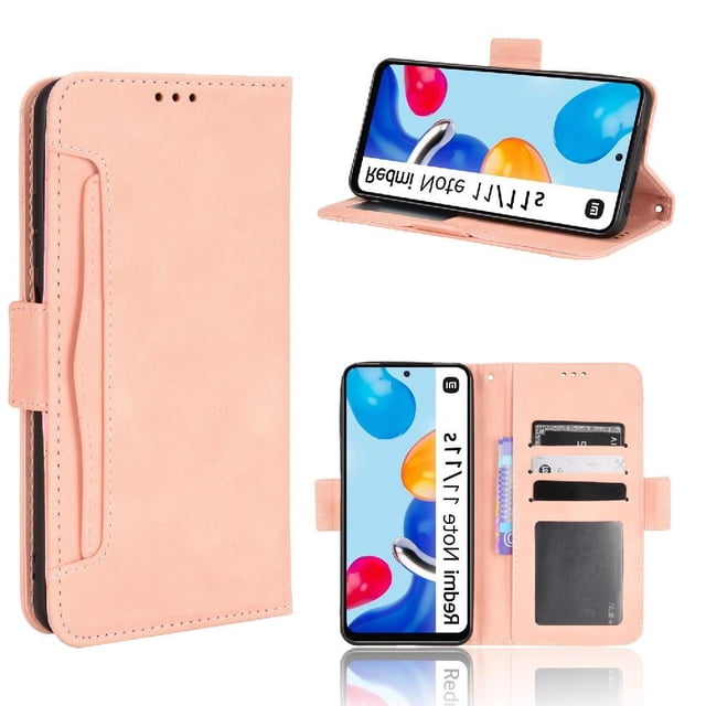 Funda Tipo Billetera GANGXUN para Xiaomi Redmi Note 11 4G – Tapa Flip con Tarjetero
