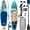 Turtle Paradise, variant on SOLAVERO Inflatable Stand Up Paddle Board with SUP Accessories, Anti-Slip EVA Deck, 11'×33" Blow Up Paddle Board Adults & Youth