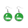 thumbnail image 1 of Enchufe de energía del rayo vehículos proteger ambiente Pendientes pendientes de plata colgantes joyas señora Unbranded M, 1 of 3