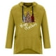 thumbnail image 4 of Camisas Navideñas Para Mujer, Camisetas de Manga Larga, Cuello Redondo, Con Capucha, Bolsillo Estampado, Camiseta Suelta de Otoño Odeerbi ODB205211, 4 of 6