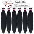 thumbnail image 2 of Cabello trenzado Mychanson Pre Stretched Yaki Straight, 20 cm, 6 paquetes, 2 of 7