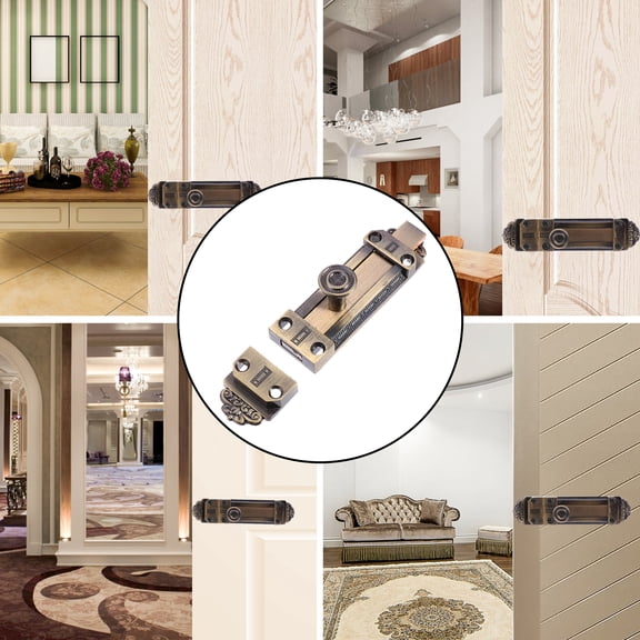 Amosfun Heavy Duty lock in Assorted Colors, Zinc Alloy Construction, 1 Piece Security Lock