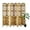 Natural, variant on Room Divider with Shelves, 68.9inch Wood Carved and Louvered Wall Divider Freestanding, 4 Panels Folding Partition Screen for Bedroom Home Office (Natural)