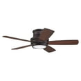 thumbnail image 3 of Craftmade  44" Tempo Hugger Ceiling Fan Brushed Nickel, 3 of 5