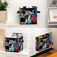 thumbnail image 6 of Robot Unicorn Attack Foldable Organizer Bins Storage Containers Storage Bin with Handle, 10.8"x10.5"x10.6", Large Capacity, 6 of 6