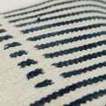 thumbnail image 4 of Rizzy Home Natural/Blue 14"X20" Stripe Woven Poly Filled Throw Pillow, 4 of 5