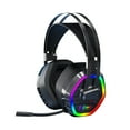 thumbnail image 2 of Meggemo USB Wired Headset Over Ear with Microphone 7.1 Surround Sound RGB Light Gaming Headphones Compatible with Computers Smartphones Clear Audio, 2 of 7