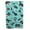 Blue, variant on Black and Silver Schnauzer Soft Travel Blanket with Bag 36 in x 58 in