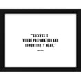 thumbnail image 2 of ArtsyQuotes 24x19 Black Modern Wood Framed Wall Art Titled - Bobby Unser Quote: Preparation, 2 of 6