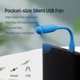 thumbnail image 3 of Mini ventilador USB con cuello flexible Ventilador portátil Eccomum Admirador, 3 of 6