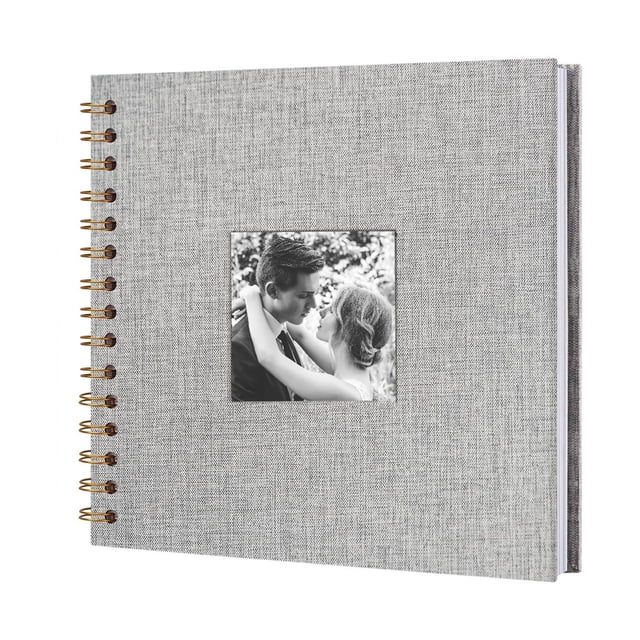 Multifunctional Spiral Bound Notebook With Photo Window For Journaling Scrapbooking And Memory Keeping