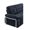 thumbnail image 6 of Leumius 89" Chenille Sofa Couch with Extra Deep Seats,Comfy 3 Seater Sofa Upholstered Couch for Living Room,Black, 6 of 8
