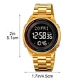 thumbnail image 3 of Luminous Multifunctional Digital Sports Watch, waterproof chronograph watch with alarm countdown, soft silicone strap for outdoor use,,Multicolor C, 3 of 5