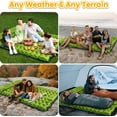 thumbnail image 5 of Double Sleeping Pad Ultralight 4in -Thick for 2 Person with Built-in Pillow Foot Pump Compact Inflatable Camping Mat Backpacking Hiking Travel Tent Gear Gifts, 5 of 7