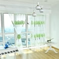 thumbnail image 3 of Cortina de Tul de Ventana con Árbol de Barra Medio Sombreado Perfecl 5 Colores Verde, 3 of 8