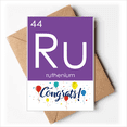 thumbnail image 1 of Chestry Elements Period Table Transition Metals Ruthenium Ru Wedding Cards Congratulations Greeting Envelopes, 1 of 3