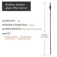 thumbnail image 3 of Runzkzy Metal Arrows 29 inch 6/12PCS Hunting Arrows for Bow Compound Recurve and Traditional Bows, 3 of 11