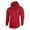 Red, variant on Mens Ruched Raglan Hoodie Pullover Casual Shirts for Men Slim Fit Long Sleeve Distressed Tops for Streetwear Daily Lounge Wear