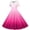 Hot Pink, variant on YHAJDS Girls Summer Beach Dress Ombre Print Short Sleeve Button Down Peter Pan Collar Dance Dress Size 5-14 Year