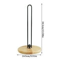 thumbnail image 2 of CNKOO Paper Towel Holder Countertop Roll Stand With Anti Wooden Base For Kitchen Cabinet Table, 2 of 3