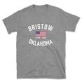 thumbnail image 1 of Bristow Oklahoma Patriot Men's Cotton T-Shirt, 1 of 1